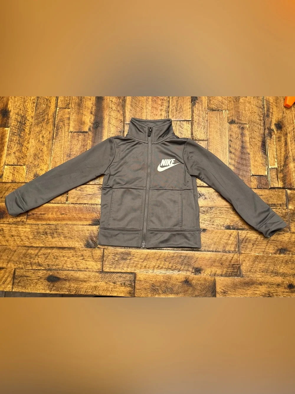 Nike Toddler Boys Track Jacket Gray Full-Zip Size 2T